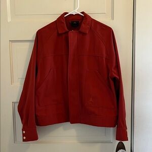 Jordan burnt orange denim-like jacket